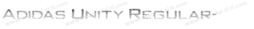 Adidas Unity Regular字体转换